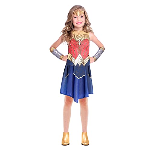 amscan 9906669 - Costume ufficiale Warner Bros DC Comics con licenza Wonder Woman Movie (8-10 anni)