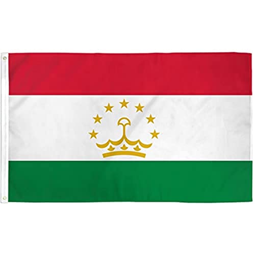 Az Flag Z_200 Bandiera Tagikistan Leggera In Poliestere, 150 X 90 Cm