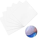 6 Flicken Aufblasbare Matratze Schwimmbad Schwimmen Ring Boot Universal selbstklebende Flicken,Klare Folie Selbstklebend