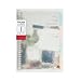 2PC-B5 Dark Blue and Pure White Oil Loose-Leaf Office Learning Matte Stationery-Basic B5 Blank