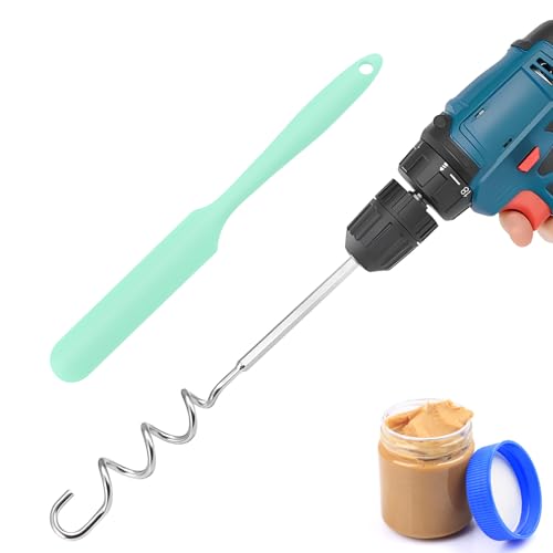 1 Set Stainless Steel Peanut Butter Mixer, 11.8 Inch Drill
