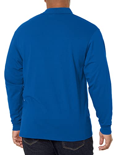 image for Jerzees Men's SpotShield Stain-Resistant Polo Shirt, Small, Royal, Roy