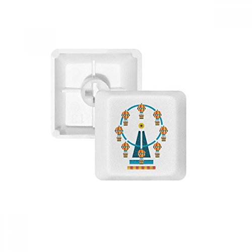 Keycaps PBT anti-usure pour clavier mécanique OEM R3 blanc Funny Park