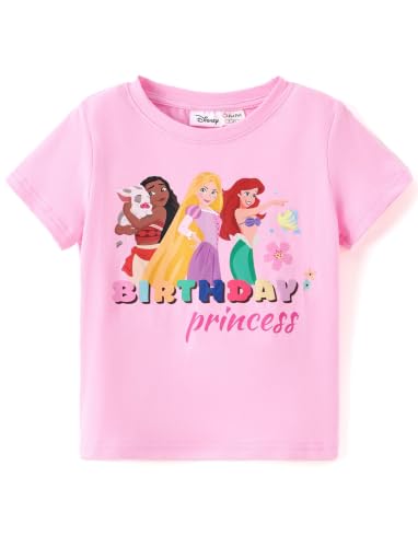 Image of Disney Kids Birthday Shirts 2-9Y, Cute Graphic Tees, Birthday Party Outfit | Disney Officially Licensed, Birthday Girl & Boy T-Shirts, Special Day Outfit, Favorite Character Gift, Soft & Comfortable
