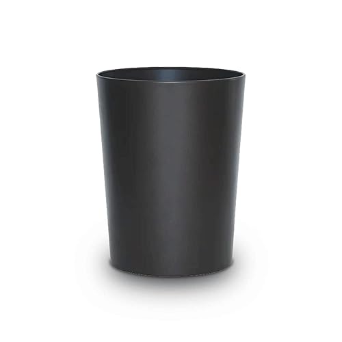 Miniatura 1 de SEDLAV Bote de basura metal de bronce 11 pulgadas Bote de basura pequeño ideal para basurero de baño bote de basura de oficina cubo de basura para