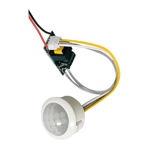 Lighting Motion Sensor Control, Ceiling Lighting Controller | Advanced High Sensitivity Bathroom Garage Light Button - Indoor Motion Detection Controller