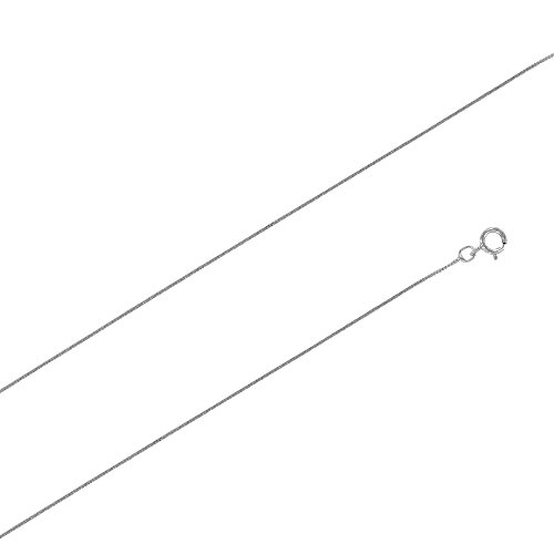 Jouailla - Chaîne or blanc 375/1000e - Maille gourmette (45 cm)