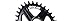 R ROTOR BIKE COMPONENTS Q Rings DM Oval Chainring Q30T Black