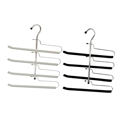 Cabilock Space-Saving Traceless Clothes Hanger Skid-Proof Pants Hanger Set Material Construction