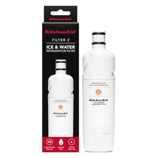 KitchenAid KAD2RXD1 Ice, Orange Refrigerator Water Filter 2-KAD2RXD1, Single-Pack