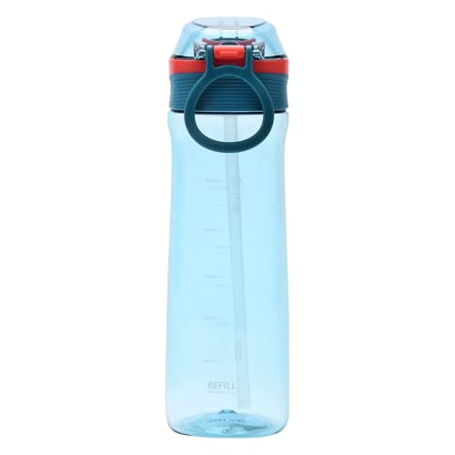 Image of ABSTRACT Sports Sipper Water Bottle 700 ML Tritan with Locking Flip Top Lid Leakproof, BPA Free For Kids & Adults, Use In School, Gym and Outdoor (Green)