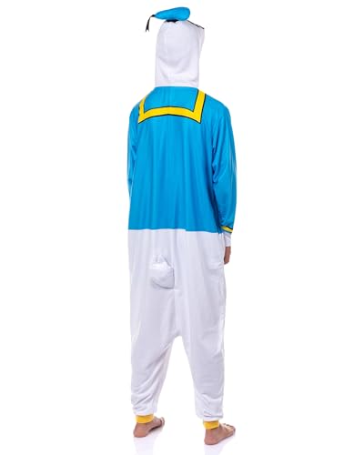 Disney Donald Duck Union Suit Adult Kigurumi Hooded One Piece Pajama Loungewear4
