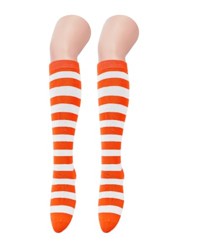 Image of Century Star Knee High Socks for Women Knee Long Striped Tube Socks Athletic Skate Soccer Stocking