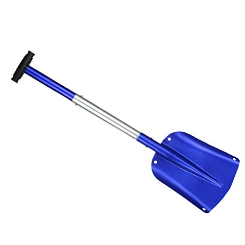 WOVELOT Camping Schop Survival Schop Upscale Outdoor Folding Schop Survival Camp Spade Tool Sneeuwschop Blauw