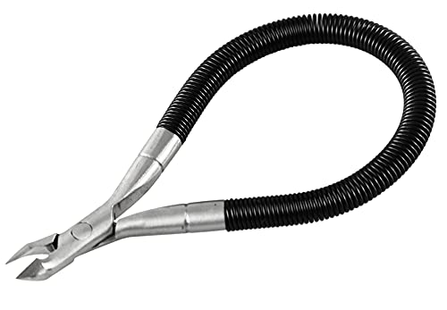 HOME-X Spiral Cuticle Nippers, Cuticle Remover, Trimmer Tool for Nails, Great Addition to Hand, Foot, and Nail Tools, At-Home Self-Care Tool, 4 ½” L x 2″ W x ¼” H, Stainless Steel HOME-X Spiral Cuticle Nippers, Cuticle Remover, Trimmer Tool for Nails, Great Addition to Hand, Foot, and Nail Tools, At-Home Self-Care Tool, 4 ½” L x 2″ W x ¼” H, Stainless Steel