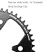 DJC Stone 123BCD Round Bike Chainring for Campagnolo Ekar Crank Gravel Road 1x13 Crankset for CP 13 Speed C13 Chain