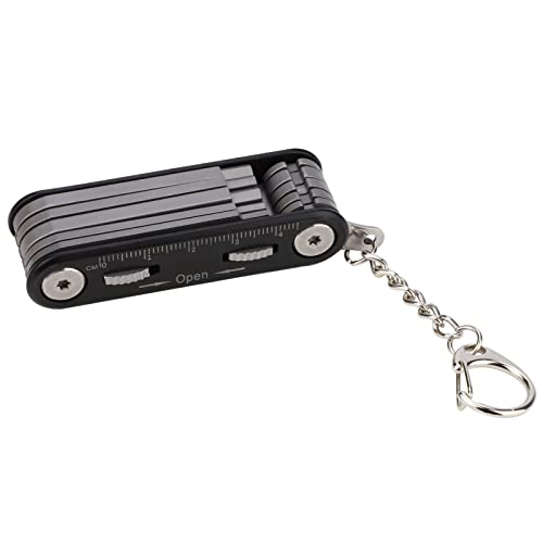 Leftfoto 10Pcs Folding Hex Key Wrench With Phillips And Flathead Screwdriver Star Hex Key Set,Metric Arm Hex Key Set Portable Repair Tool #TOP1