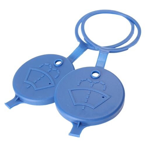 JEYORZY 2 Piezas Tapón de Depósito, Tapa Tanque Limpiaparabrisas, Tapa de Repuesto de la Caja del limpiaparabrisas del Automóvil, Tapa del Tanque de Agua Raspada, Para Peugeot 106 206 207 306