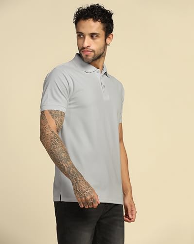 Image of VastraVibes Men's Polo Regular Fit T-Shirt