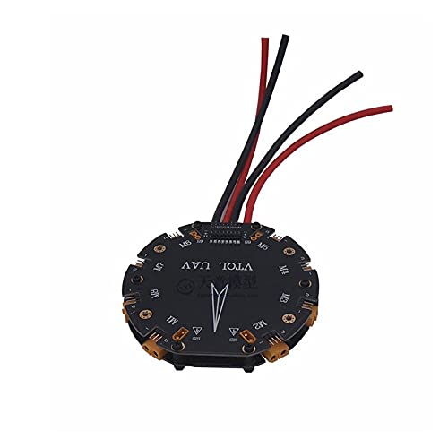 HUANRUOBAIHUO 6-axis 8-axis plant protection UAV power distribution module high current 480A multi axis rotor 6S / 12s distribution board Drone body shell (Color : 6 axis)