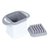 Gemüseschneider mit Handpresse, Kartoffelschneider für Pommes Frites, Kartoffelschneider mit manueller Presse, Gemüseschneider für Zuhause, tragbarer Zwiebelschneider