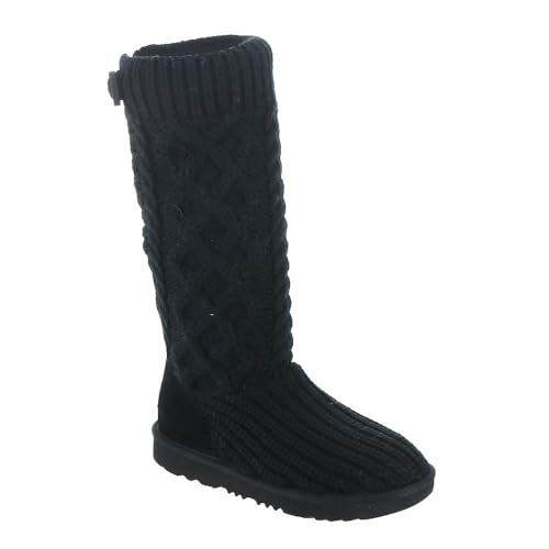 UGG Kids' K Classic Cardi Cabled Knit Boot
