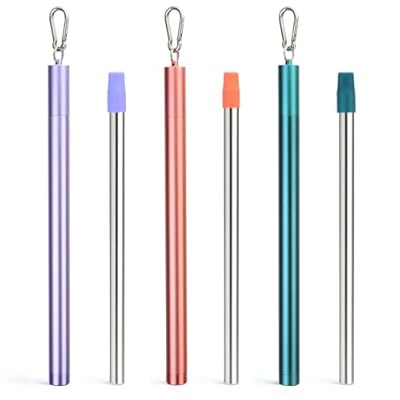 Sursip Portable Water Filter Straw Reusable Sta...