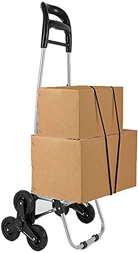 WEDF Klappbarer Einkaufswagen, Treppensteiger, Einkaufstrolley, Treppensteiger, Einkaufswagen mit 6 Rädern, abnehmbarer… – Bild 3