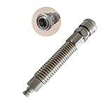 Drill Joint Extension Rod With Spring Self-locking Rod Stainless Steel Vac u Lock Attachments Accessories to Air Quick Connector Compatible with KlicLok System Mechine 13cm/5.1in