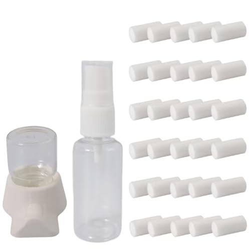 Jumping Spider Water Dispenser Enclosure AccessoriesMini Water DispenserMist Bottle with 30 Replace Cotton Cores Jumping Spider Habitat & Drinking Water Device for Small Spiders & Insects