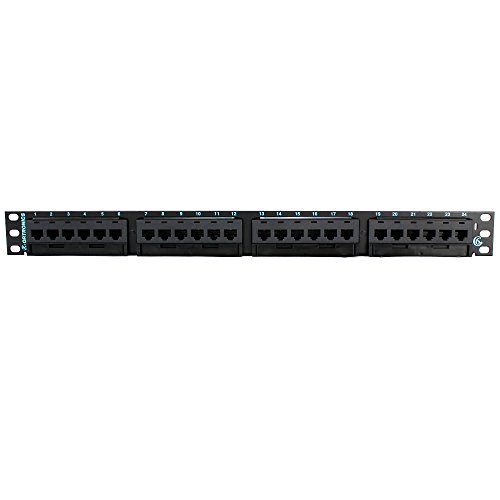 Ortronics OR-PHD66U24 Clarity 6 Patch Panel, Six-Port Modules, 24-Port