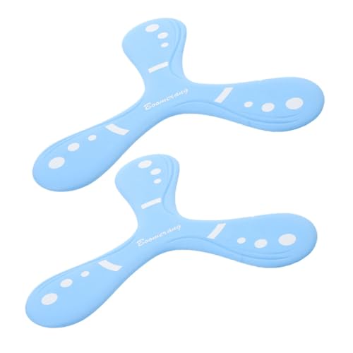 BRIGHTFUFU 2Pcs Outdoor Flying Disc Boomerang Soft and Flying for Safe Recreation for Beach Play and Family Fun Activities