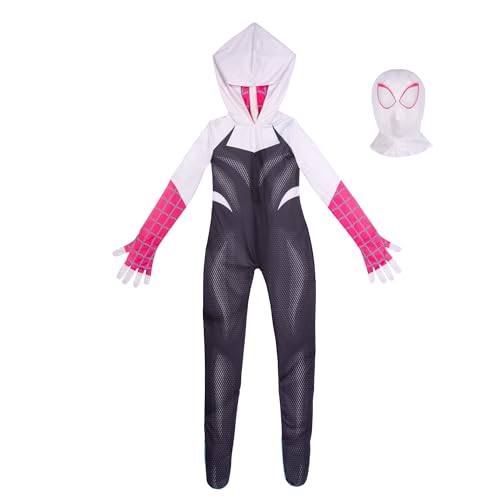 Jazwares Costume Play JWC4186-M Marvel Spider-Gwen Official Youth Zentai Halloween Costume thumb #2