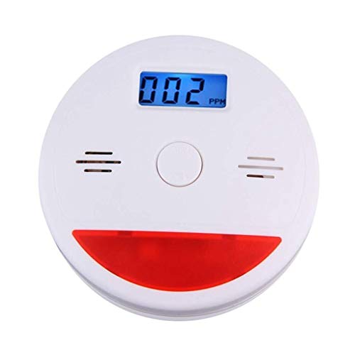 BYDT Seguridad LCD Independiente CO Monóxido de Carbono 85 db Advertencia fotoeléctrico CO Gas de Fuga del Sensor de Alarma del Detector de Gas Envenenamiento 0902