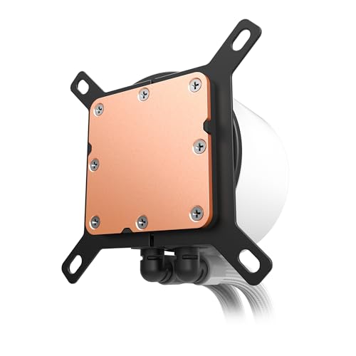 Image of NZXT Kraken Plus 360 RGB - AIO CPU Liquid Cooler - 360mm Radiator - F360 RGB Core Single Frame Fan - Customizable 1.54 inch Square LCD - AMD AM5, AM4 - Intel LGA 1851 /1700, 1200 /115X - White
