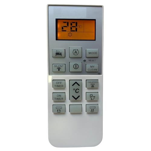 Image of Upix AC Remote No. 168B (with Backlight) with zzz Function, Compatible /Replacement for Hitachi AC Remote Control (Exactly Same Remote Will Only Work)