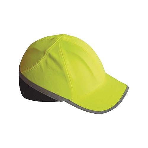 Casquette anti-heurt visière longue Portwest PW79YER jaune pour protection individuelle