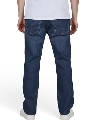 JACK & JONES Stretch Jeans Herren Straight Fit Blau Schwarz