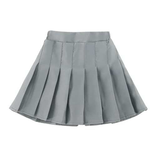 Image of Girls Pleated Skirts Built in Shorts Little Kid Athletic Flowy Skorts Skirts Toddler Girls Tennis Skorts for Girl 3-14 Years
