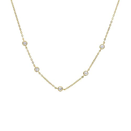 Collier ras du cou argent 925 femme perles de lunette bijoux fins tendance mode