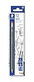 Staedtler Noris 122-HB Pencils Rubber-Tipped HB (2) Degree - Box of 12
