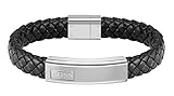 BOSS Jewelry Armband für Herren Kollektion LANDER Schwarz - 1580178M