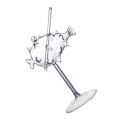 Ciieeo Copa Cóctel Vidrio Transparente Diseño Creativo Cáliz Vino Práctico Para Fiestas y Reuniones