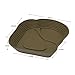 Bothyi Reptile Water Bowl,Turtle Pool,with Ramp,Aquarium Ornament Turtle Water Bowl Feeding Dish for Terrapin Tortoises Pet Supplies, Coffee