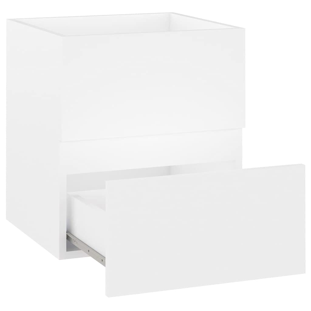 Hothingwell - Armario para fregadero (41 x 38,5 x 45 cm, madera de ingeniería), color blanco