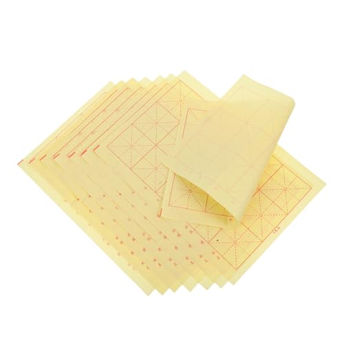 NUOBESTY 200 Hojas De Papel De Arroz Para Caligrafía Para Principiantes, Ideales Para Practicar A Largo Plazo Y Mejorar Habilidades.