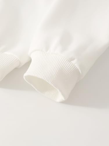 Girls' Sweatsuit Set 4 Piece Letter printed Hoodie and Cargo Pants Fall Winter Activewear Set 9-10Y4