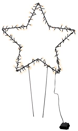 XL LED Weihnachtsstern Gartenstecker