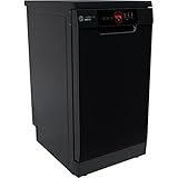 Hoover H-DISH 300 HDPH2D1049B Slimline Dishwasher - Black - E Rated