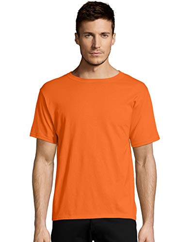 T-shirt Hanes coton polyester 50/50 de qualité supérieure au toucher soyeux